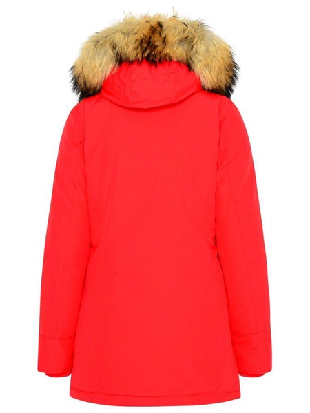 Woolrich Fur-Trimmed Hooded Padded Coat