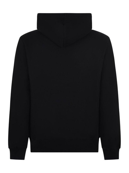 Lacoste Logo Embroidered Drawstring Hoodie