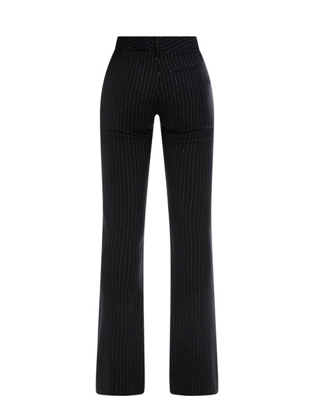 Alessandra Rich Pinstripe Flared Trousers