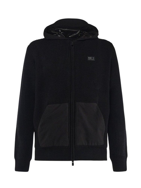 Mc2 Saint Barth Wiberg Zip-Up Knitted Hoodie