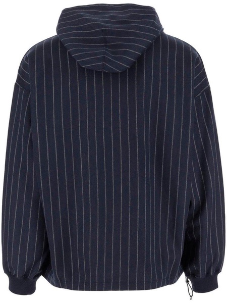 Junya Watanabe Wool Sweatshirt With Striped Pattern