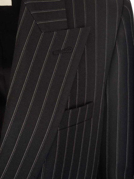 Saint Laurent Pinstripe Tailored Blazer