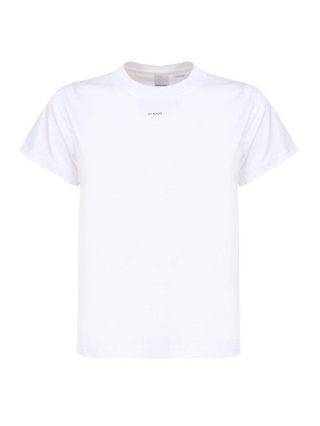 Pinko Mini Logo Slim-Fit T-Shirt