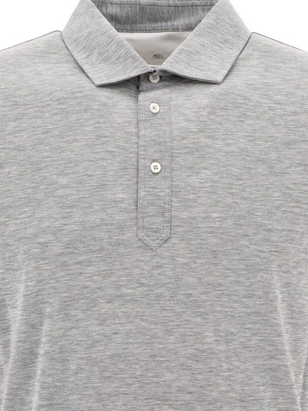 Brunello Cucinelli Layered Short-Sleeved Polo Shirt