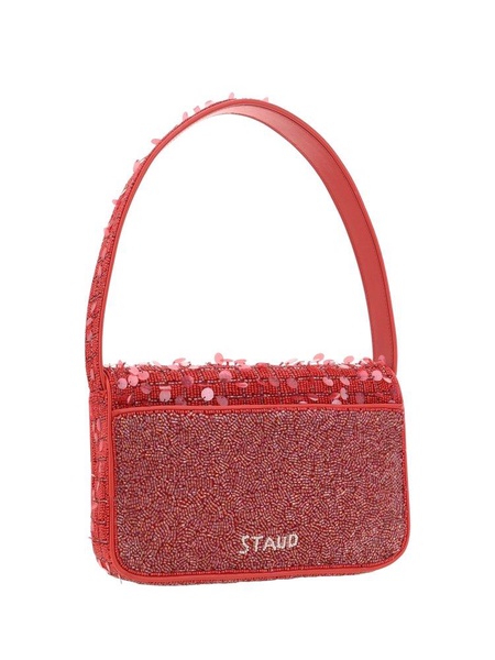 Staud Tommy Bead Embellished Shoulder Bag