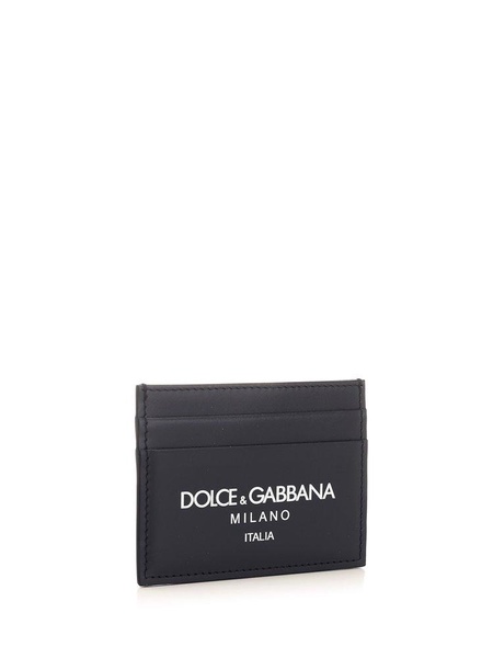 Dolce & Gabbana Logo Printed Cardholder