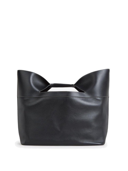 Alexander McQueen The Bow Logo Printed Tote Bag