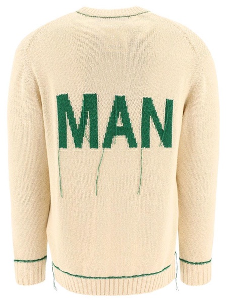 Junya Watanabe MAN Logo Intarsia Knit Crewneck Jumper