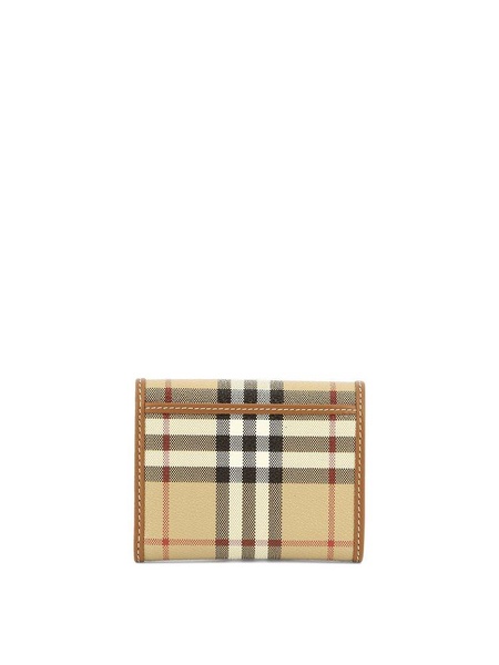 Burberry Check Printed Folded Wallet