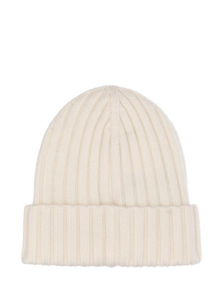 Moncler Logo Patch Knit Beanie