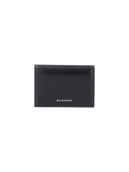 Givenchy Logo Embossed Flap Card Holder