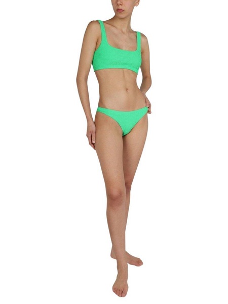 Alexander Wang Textured Logo Jersey Bikini Bottom