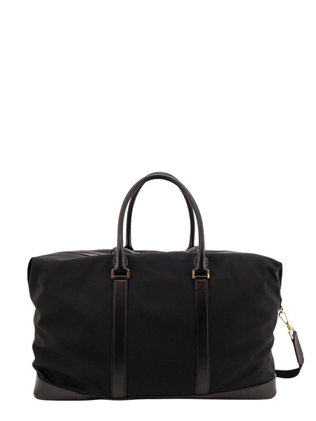 Tom Ford Logo-Patch Zipped Duffel Bag