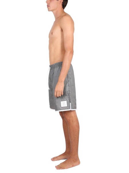 Thom Browne Ripstop Drawstring Track Shorts