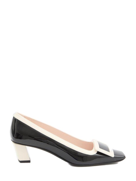 Roger Vivier Belle Vivier Colourblock Buckled Pumps