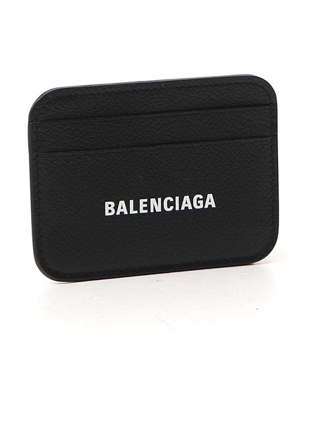 Balenciaga Cash Logo Print Cardholder