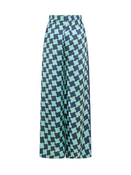 Casablanca Graphic-Printed Wide-Leg Trousers