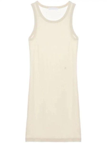 Helmut Lang Ribbed Crewneck Tank Mini Dress