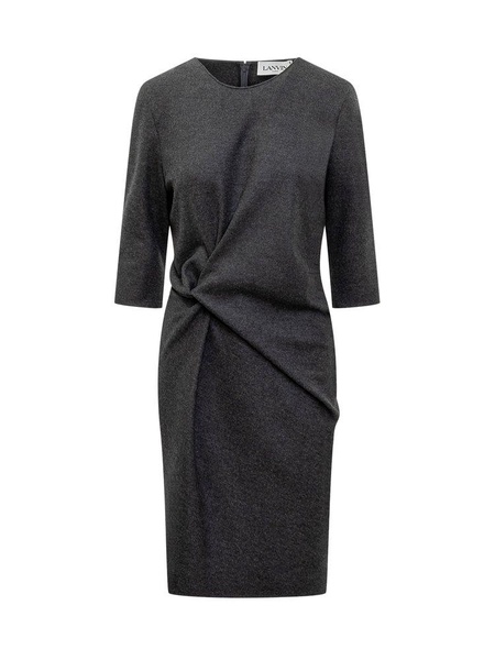 Lanvin Cat Pin Mid-Length Dress