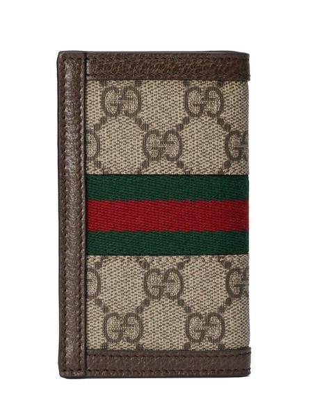 Gucci Logo Embroidered Bifold Wallet