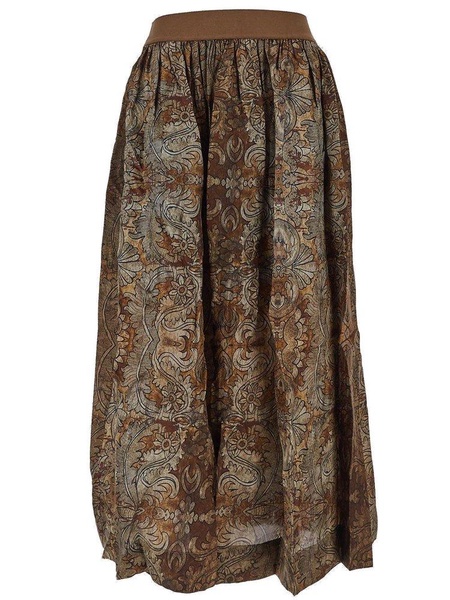 Uma Wang Pattern-Printed Pleated Gillian Skirt