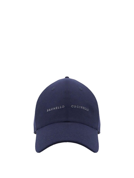 Brunello Cucinelli Logo Embroidered Cap