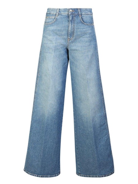 Stella McCartney High-Waist Wide-Leg Jeans