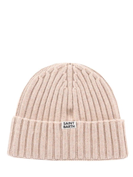 Mc2 Saint Barth Logo Embroidered Knitted Beanie