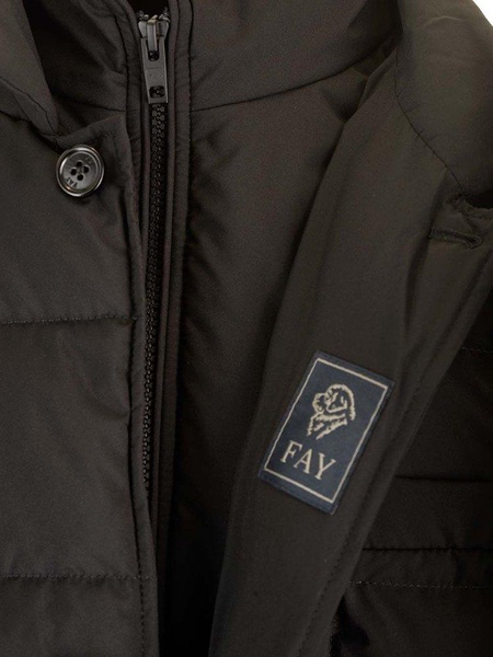 Fay Layered High Neck Down Jacket