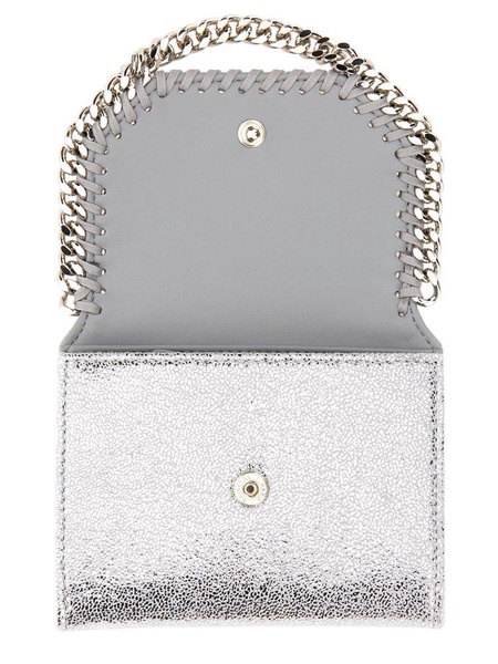 Stella McCartney Metallic Effect Chain Wallet