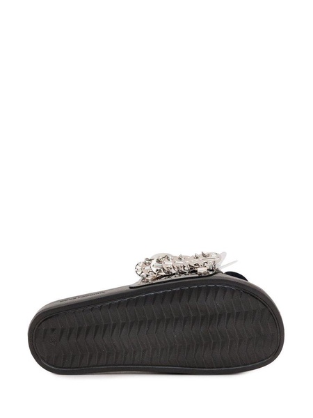 Paco Rabanne Sequin Embellished Slides