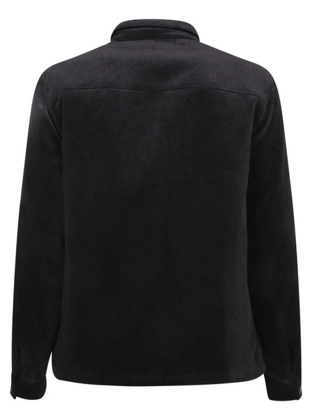 Prada Long-Sleeved Logo Plaque Shirt