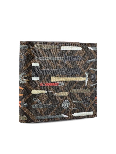 Fendi Graphic Printed Bi-Fold Wallet