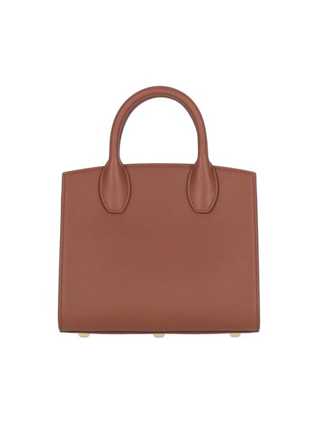 Ferragamo Gancini Plaque Tote  Bag