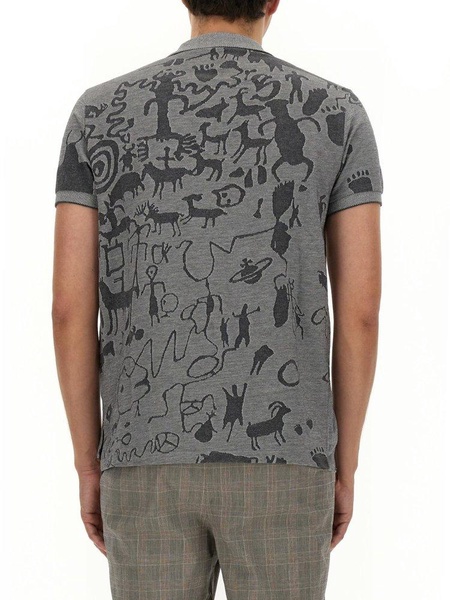 Vivienne Westwood Graphic Printed Short-Sleeved Polo Shirt