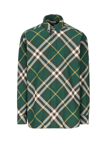 Burberry Checked Buttoned Shirt