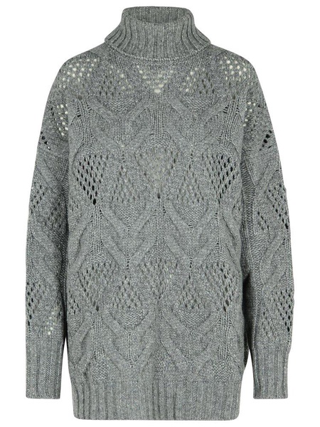 Sportmax 'Newsstand' Grey Wool Blend Sweater