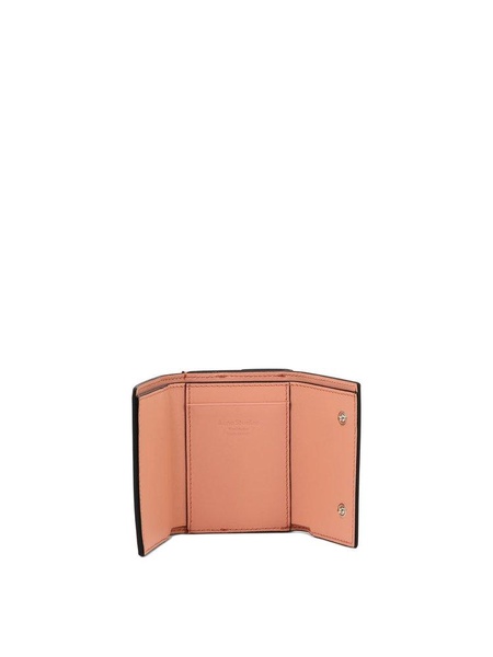 Acne Studios Logo Detailed Trifold Wallet