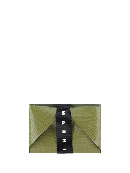 Marni Logo Printed Clutch Bag