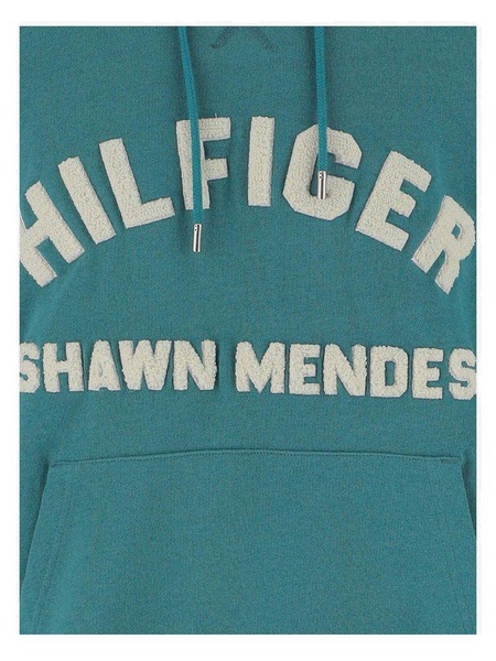 Tommy Hilfiger X Shawn Mendes Logo-Patch Drawstring Hoodie