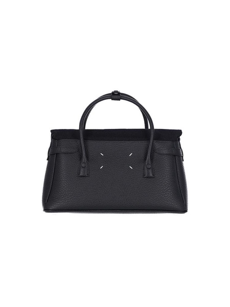 Maison Margiela Logo Plaque Top Handle Tote Bag