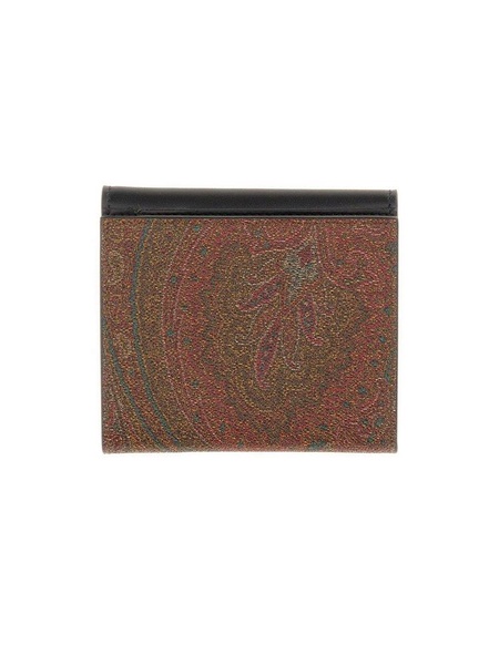 Etro Paisley-Jacquard Folded Wallet