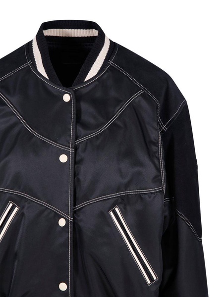 Givenchy	 Panelled Button-Up Varsity Jacket