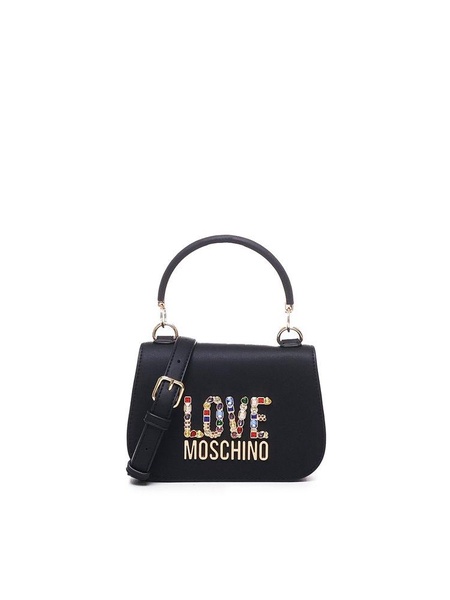 Love Moschino Logo-Embellished Top Handle Bag