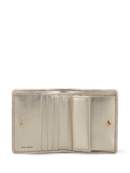 Miu Miu Logo Lettering Bi-Fold Wallet