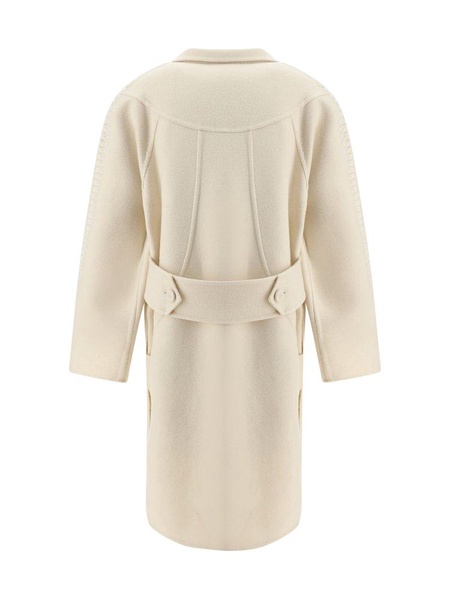 Ermanno Scervino Single Breasted Belted Trench Coat