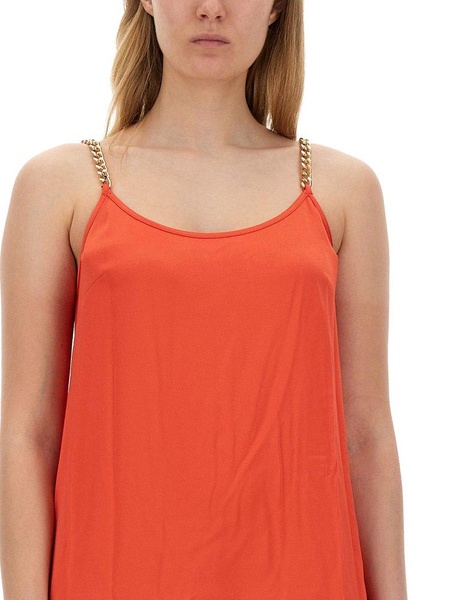 Michael Michael Kors Satin Chain Tank Dress