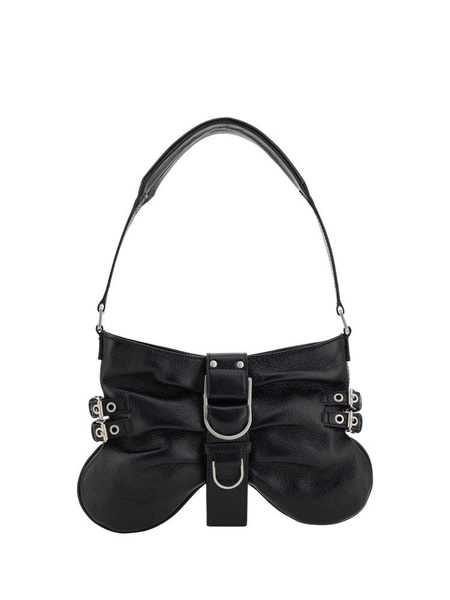 Blumarine Butterfly-Shape Ruched Shoulder Bag