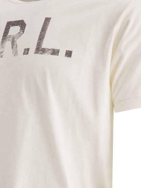 Ralph Lauren RRL Metallic Effect Crewneck T-Shirt