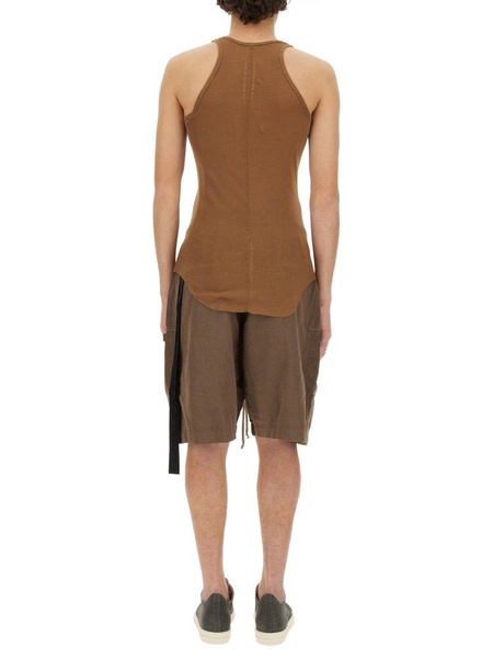 Rick Owens DRKSHDW Sleeveless Curved Hem Tank Top